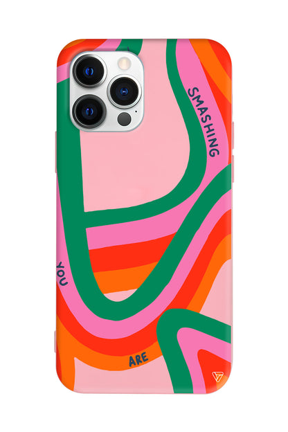 You are Colors Lansman Model İçi Kadife Silikon Telefon Kılıfı