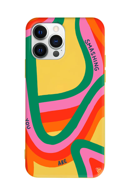 You are Colors Lansman Model İçi Kadife Silikon Telefon Kılıfı