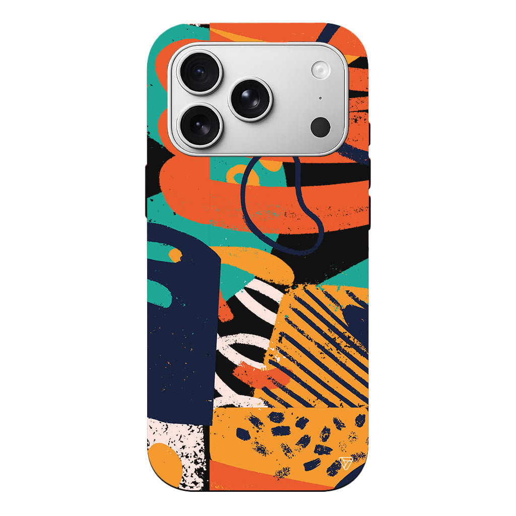 Turuncu Renkler Lansman Model İçi Kadife Silikon Telefon Kılıfı