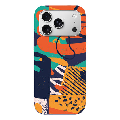 Turuncu Renkler Lansman Model İçi Kadife Silikon Telefon Kılıfı