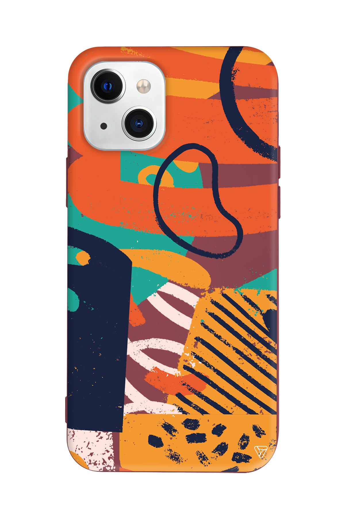 Turuncu Renkler Lansman Model İçi Kadife Silikon Telefon Kılıfı – Plus Serisine Özel