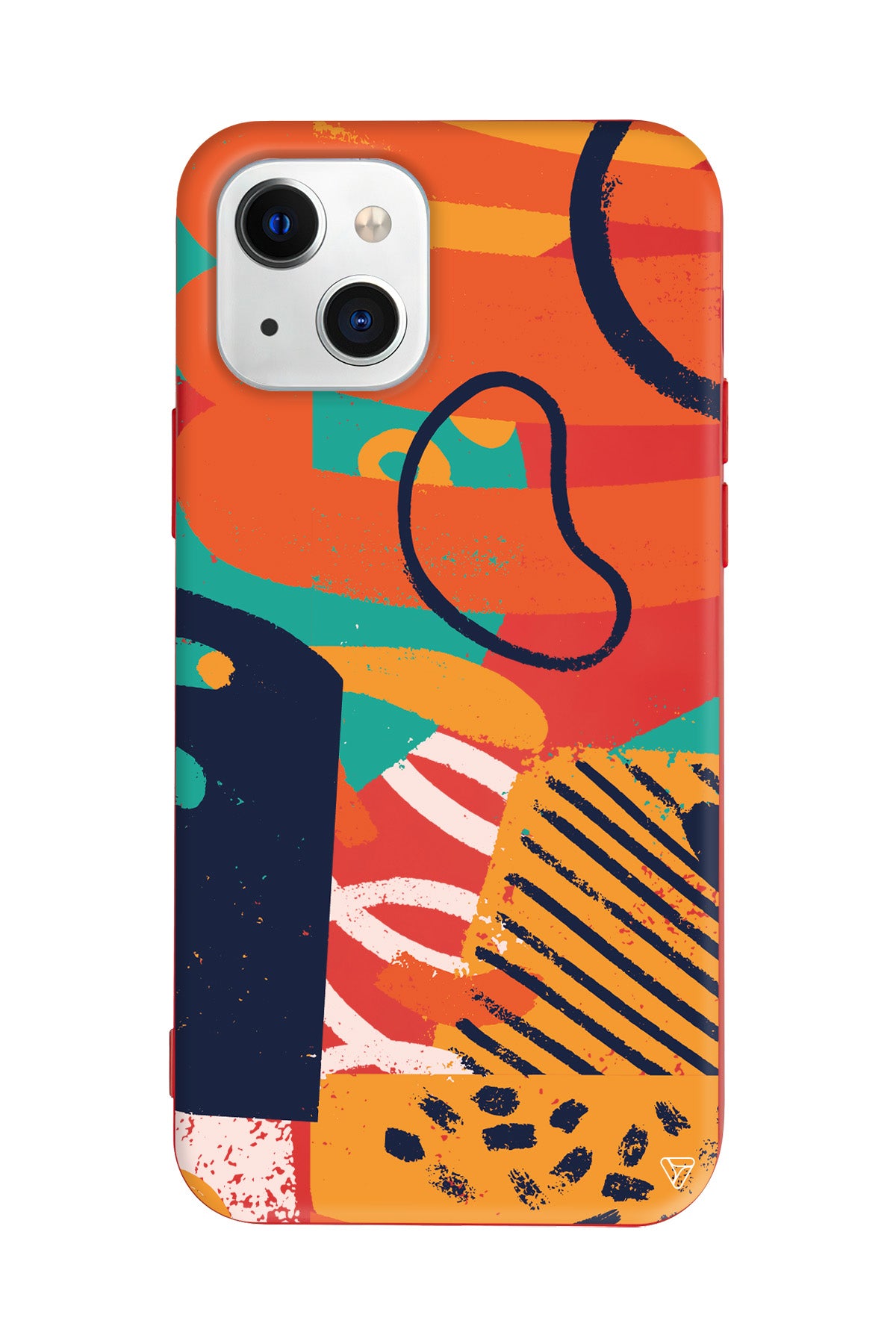 Turuncu Renkler Lansman Model İçi Kadife Silikon Telefon Kılıfı – Plus Serisine Özel