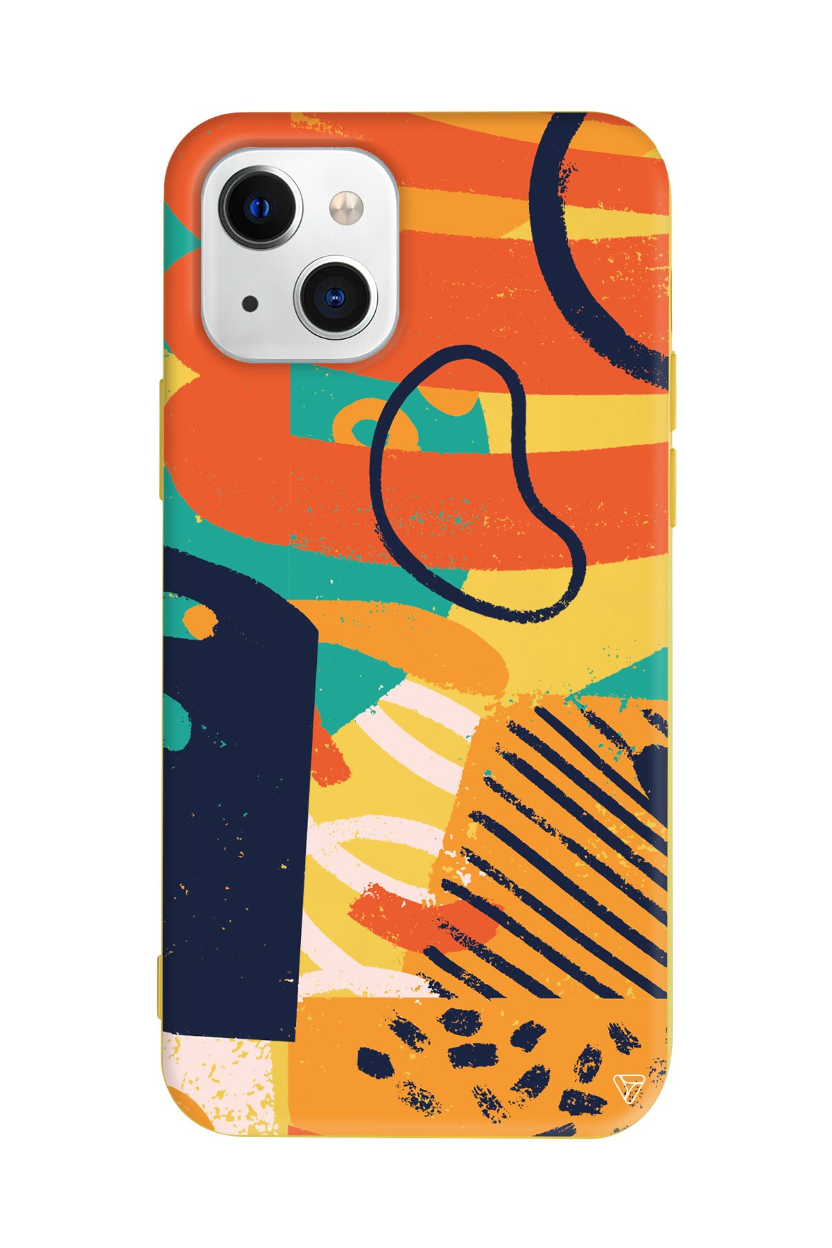 Turuncu Renkler Lansman Model İçi Kadife Silikon Telefon Kılıfı – Plus Serisine Özel