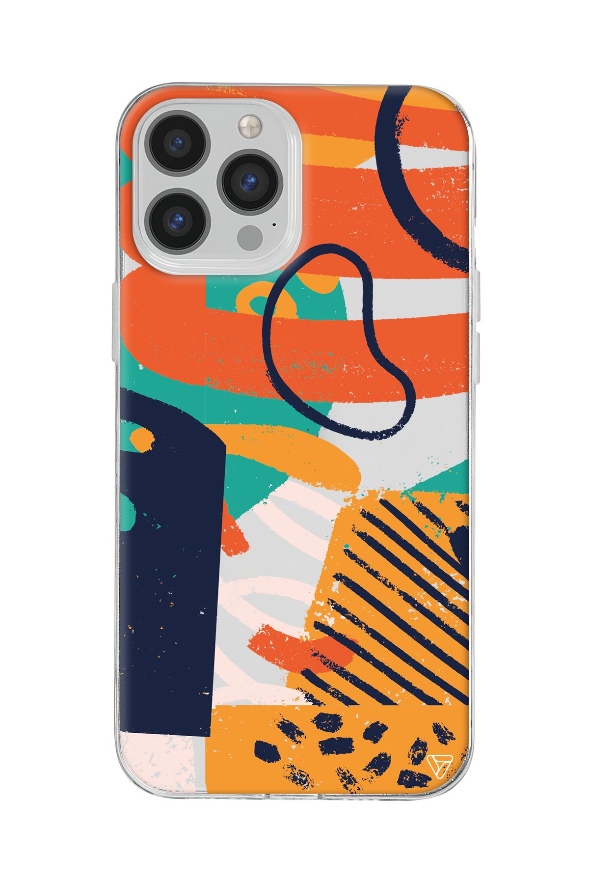 Turuncu Renkler Lansman Model İçi Kadife Silikon Telefon Kılıfı