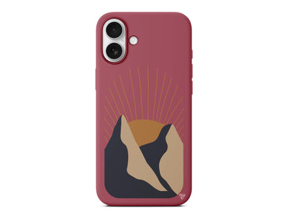 Mountain Lansman Model İçi Kadife Silikon Telefon Kılıfı