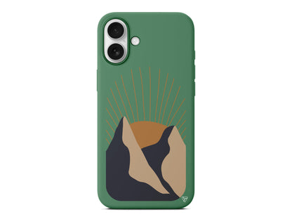 Mountain Lansman Model İçi Kadife Silikon Telefon Kılıfı