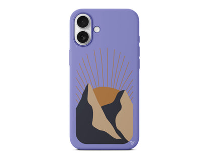 Mountain Lansman Model İçi Kadife Silikon Telefon Kılıfı