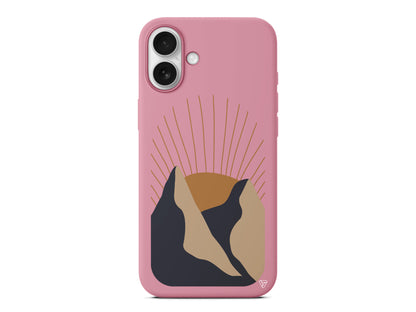 Mountain Lansman Model İçi Kadife Silikon Telefon Kılıfı