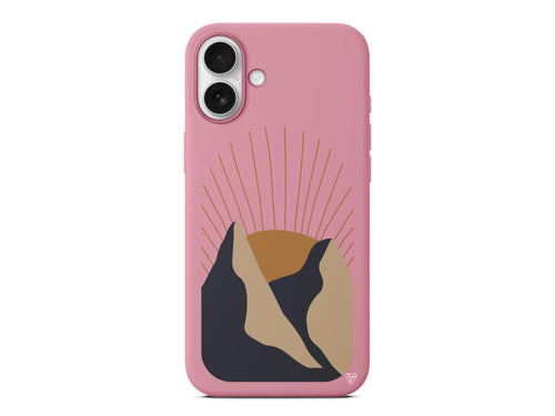 Mountain Lansman Model İçi Kadife Silikon Telefon Kılıfı – Plus Serisine Özel