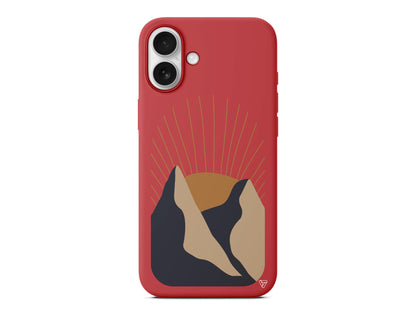 Mountain Lansman Model İçi Kadife Silikon Telefon Kılıfı – Plus Serisine Özel