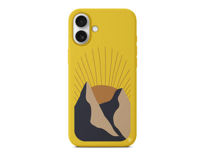 Mountain Lansman Model İçi Kadife Silikon Telefon Kılıfı