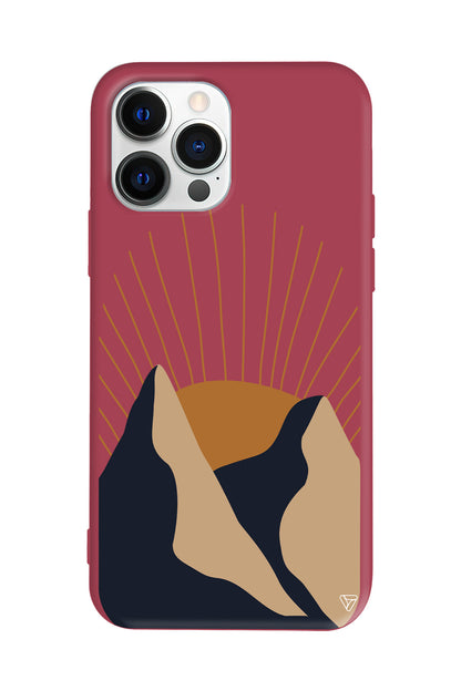 Mountain Lansman Model İçi Kadife Silikon Telefon Kılıfı