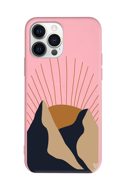 Mountain Lansman Model İçi Kadife Silikon Telefon Kılıfı