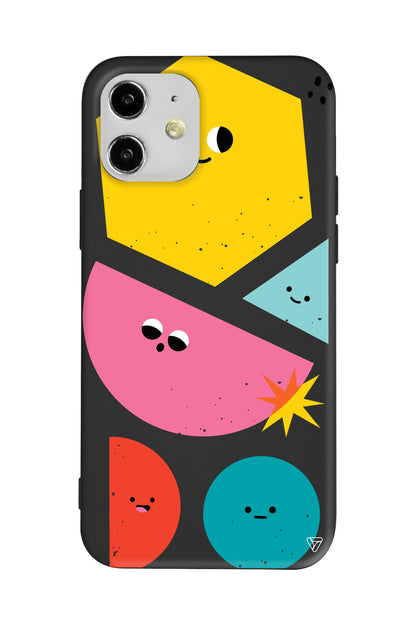 Sevimli Şekiller Lansman Model İçi Kadife Silikon Telefon Kılıfı