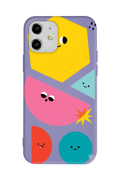 Sevimli Şekiller Lansman Model İçi Kadife Silikon Telefon Kılıfı