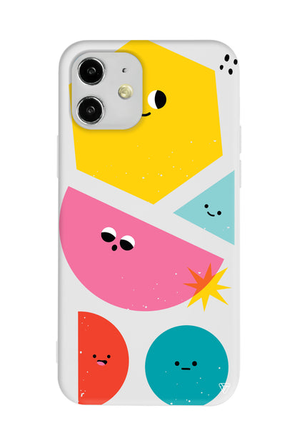 Sevimli Şekiller Lansman Model İçi Kadife Silikon Telefon Kılıfı