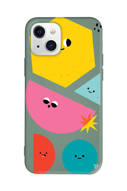 Sevimli Şekiller Lansman Model İçi Kadife Silikon Telefon Kılıfı