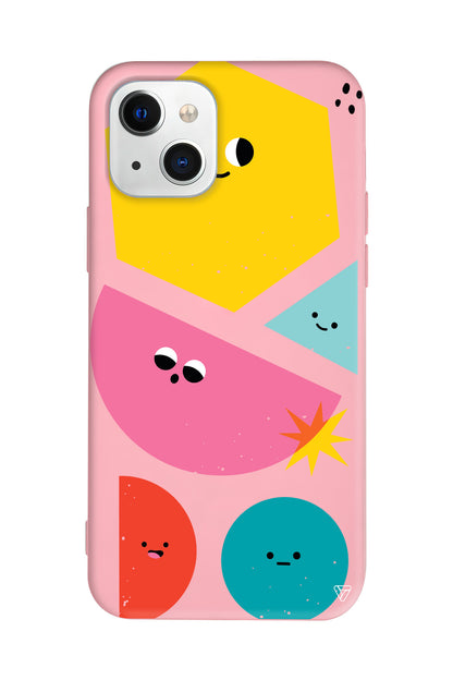 Sevimli Şekiller Lansman Model İçi Kadife Silikon Telefon Kılıfı