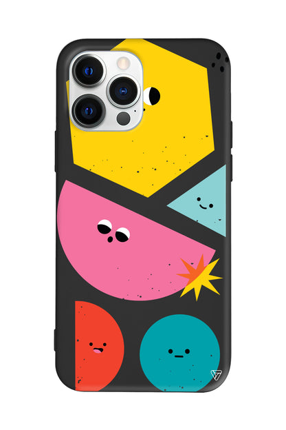 Sevimli Şekiller Lansman Model İçi Kadife Silikon Telefon Kılıfı