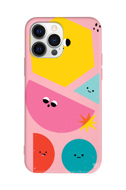 Sevimli Şekiller Lansman Model İçi Kadife Silikon Telefon Kılıfı