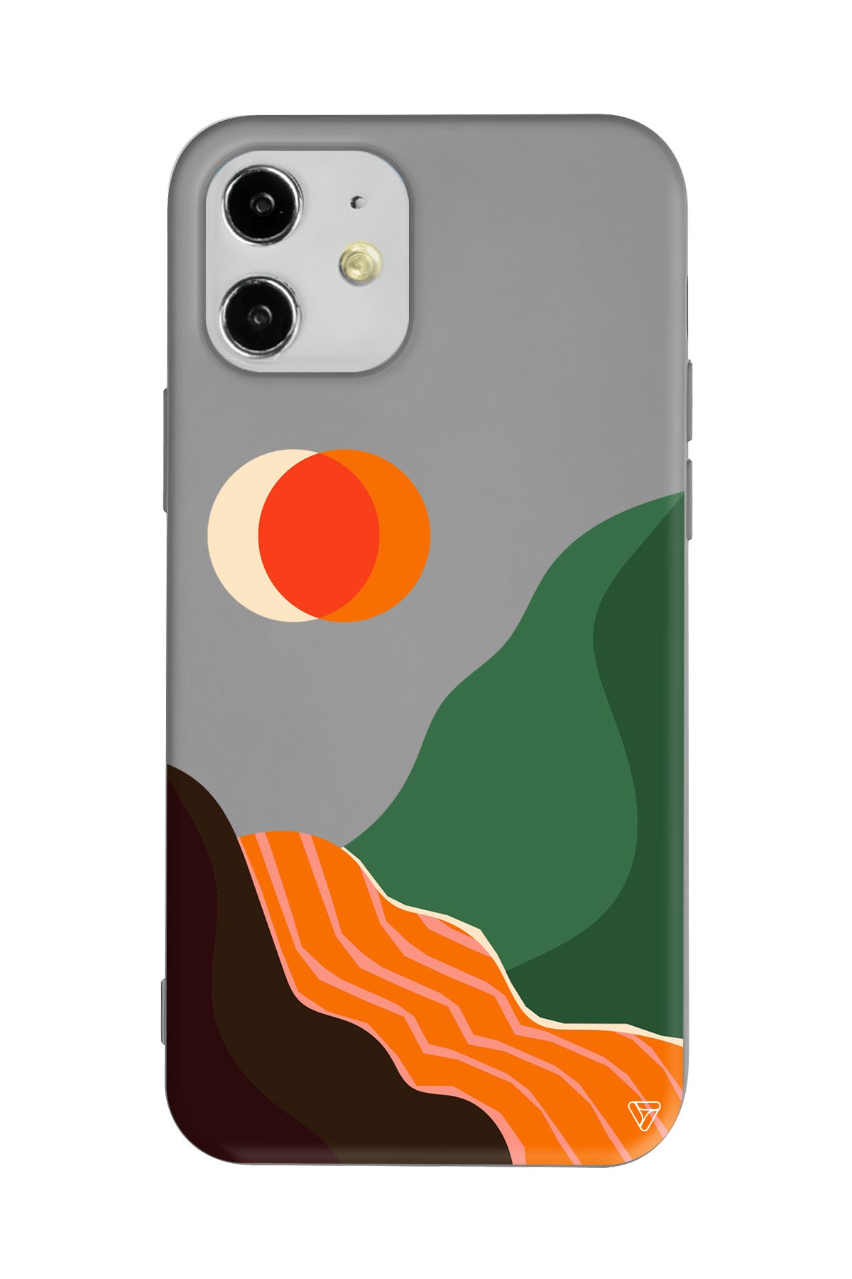 Manzara Lansman Model İçi Kadife Silikon Telefon Kılıfı