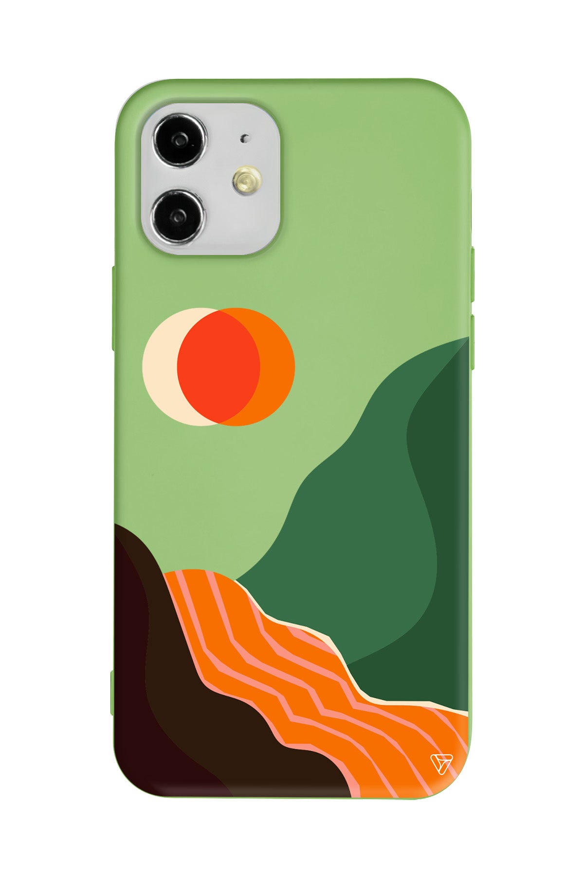 Manzara Lansman Model İçi Kadife Silikon Telefon Kılıfı