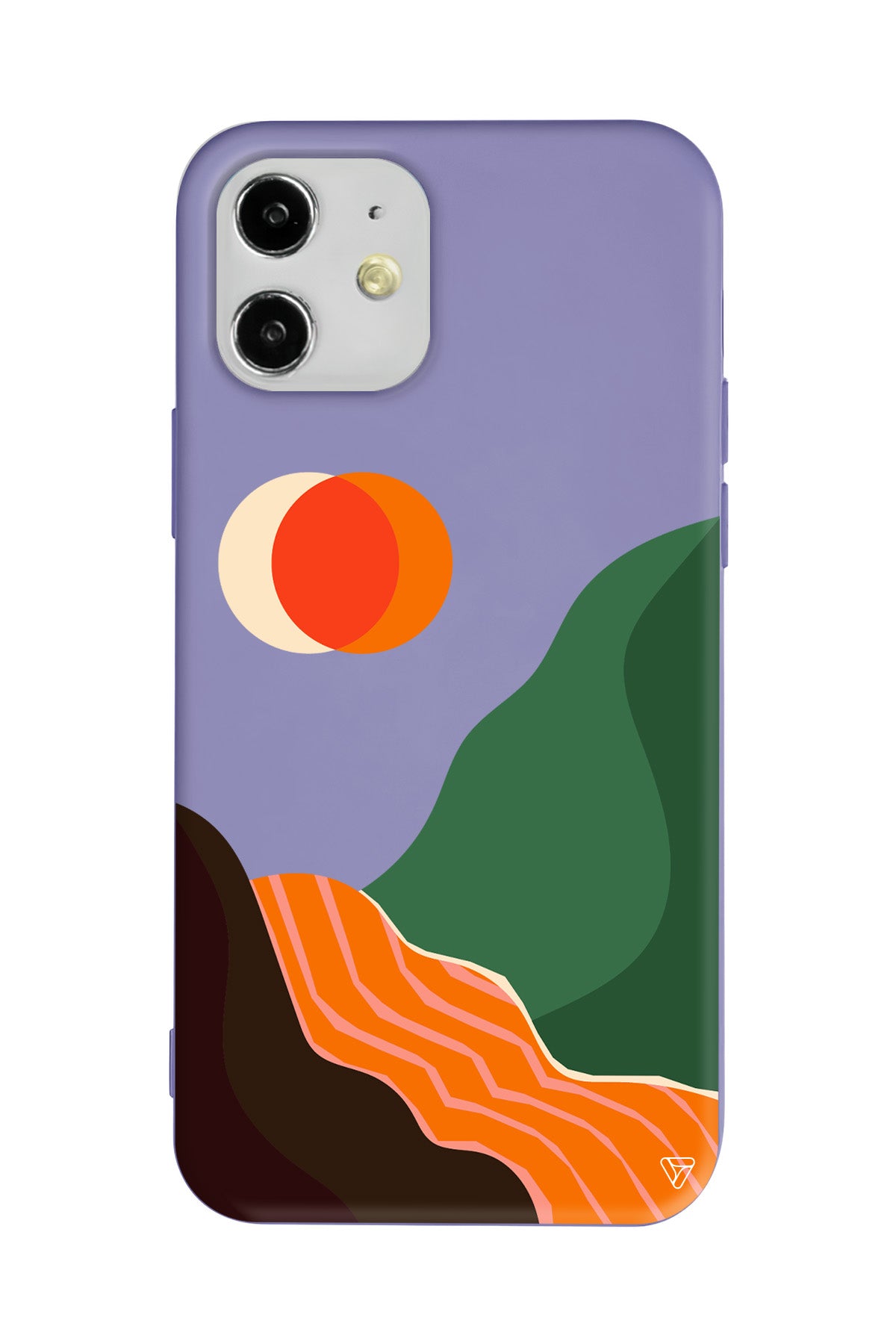 Manzara Lansman Model İçi Kadife Silikon Telefon Kılıfı