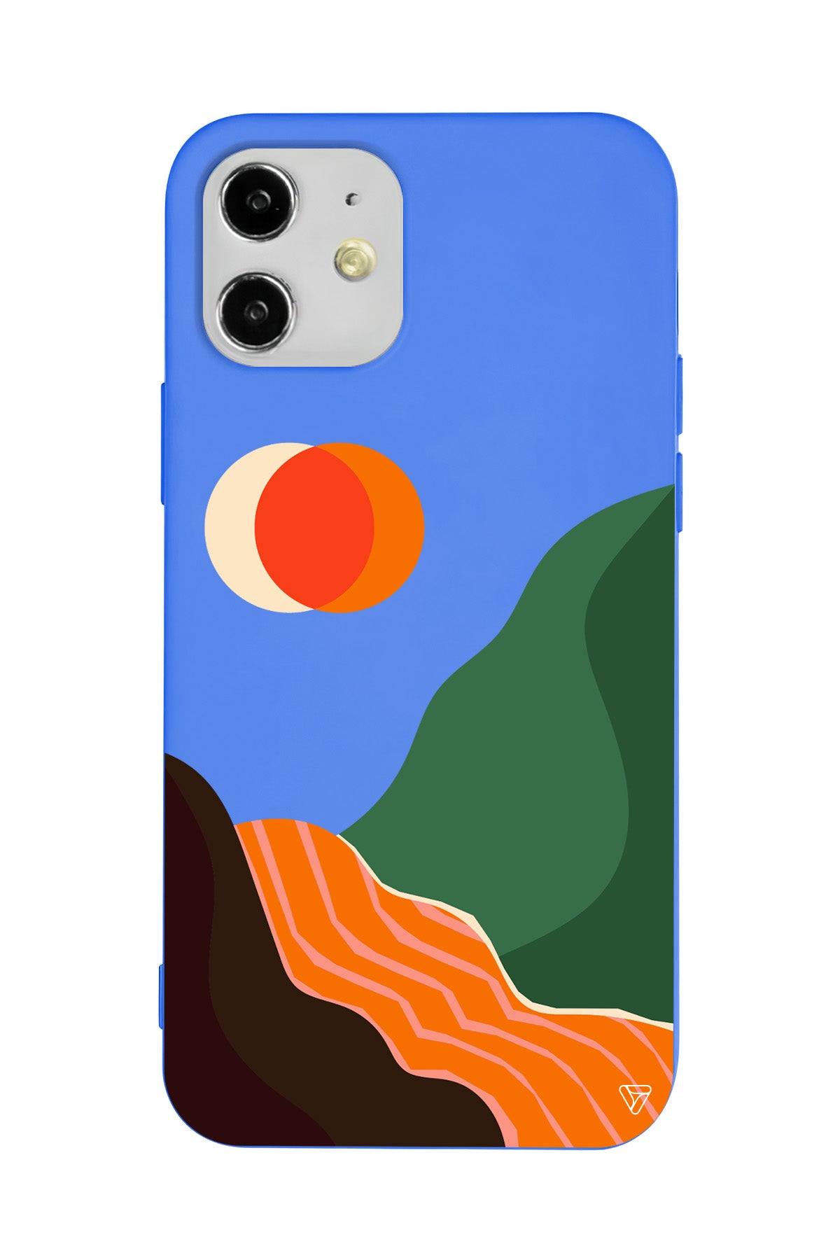 Manzara Lansman Model İçi Kadife Silikon Telefon Kılıfı