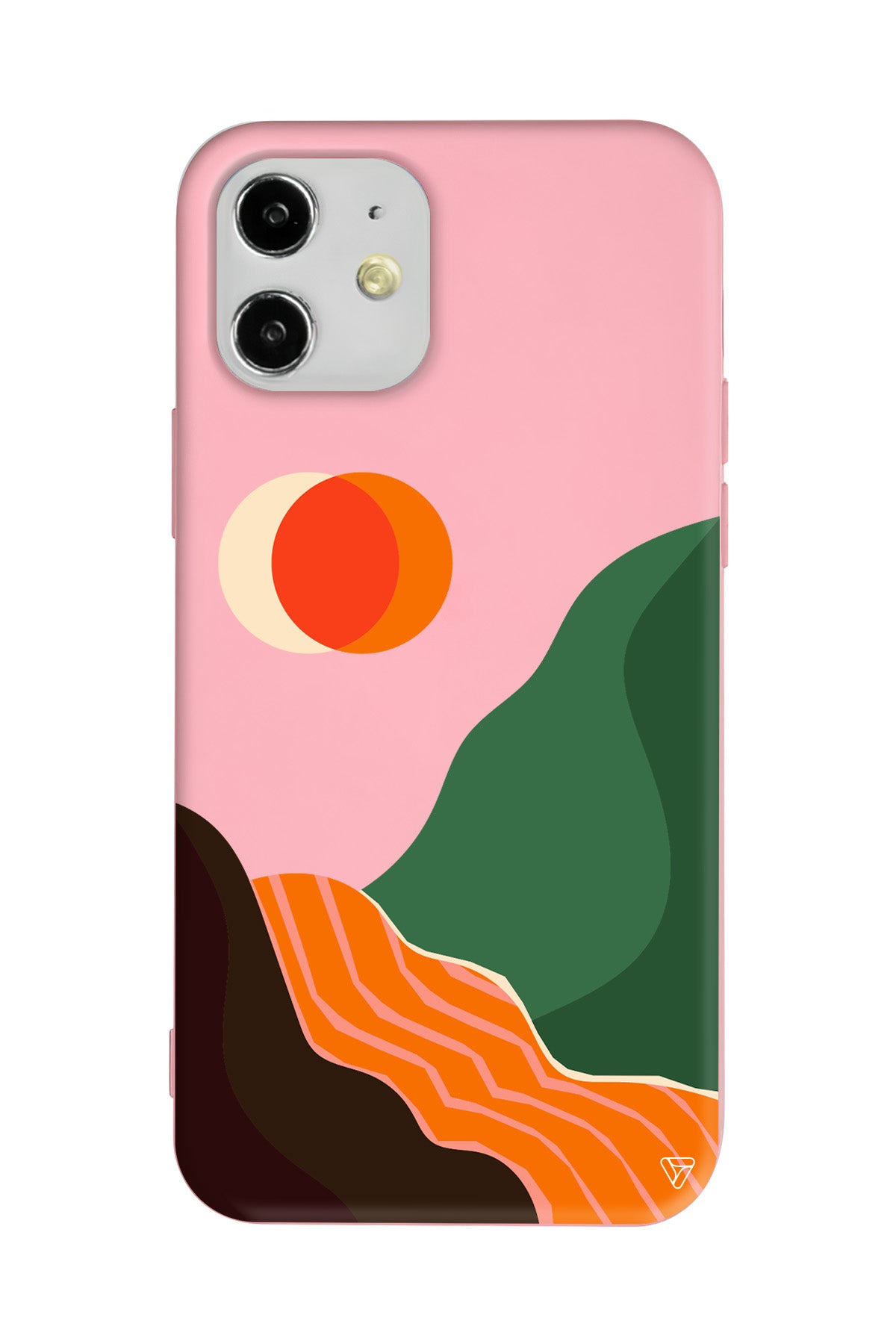 Manzara Lansman Model İçi Kadife Silikon Telefon Kılıfı