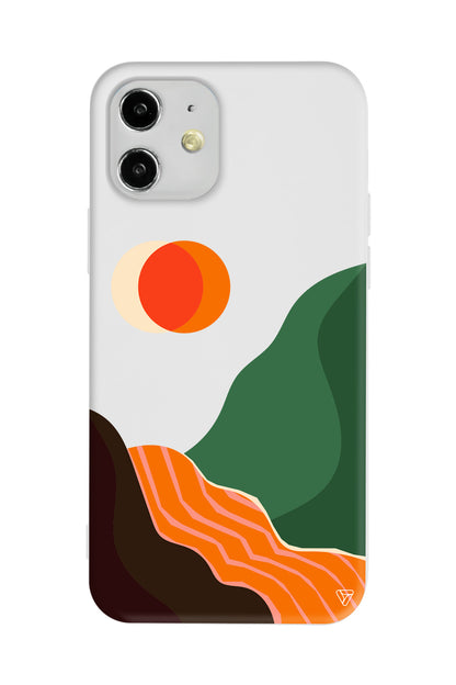 Manzara Lansman Model İçi Kadife Silikon Telefon Kılıfı