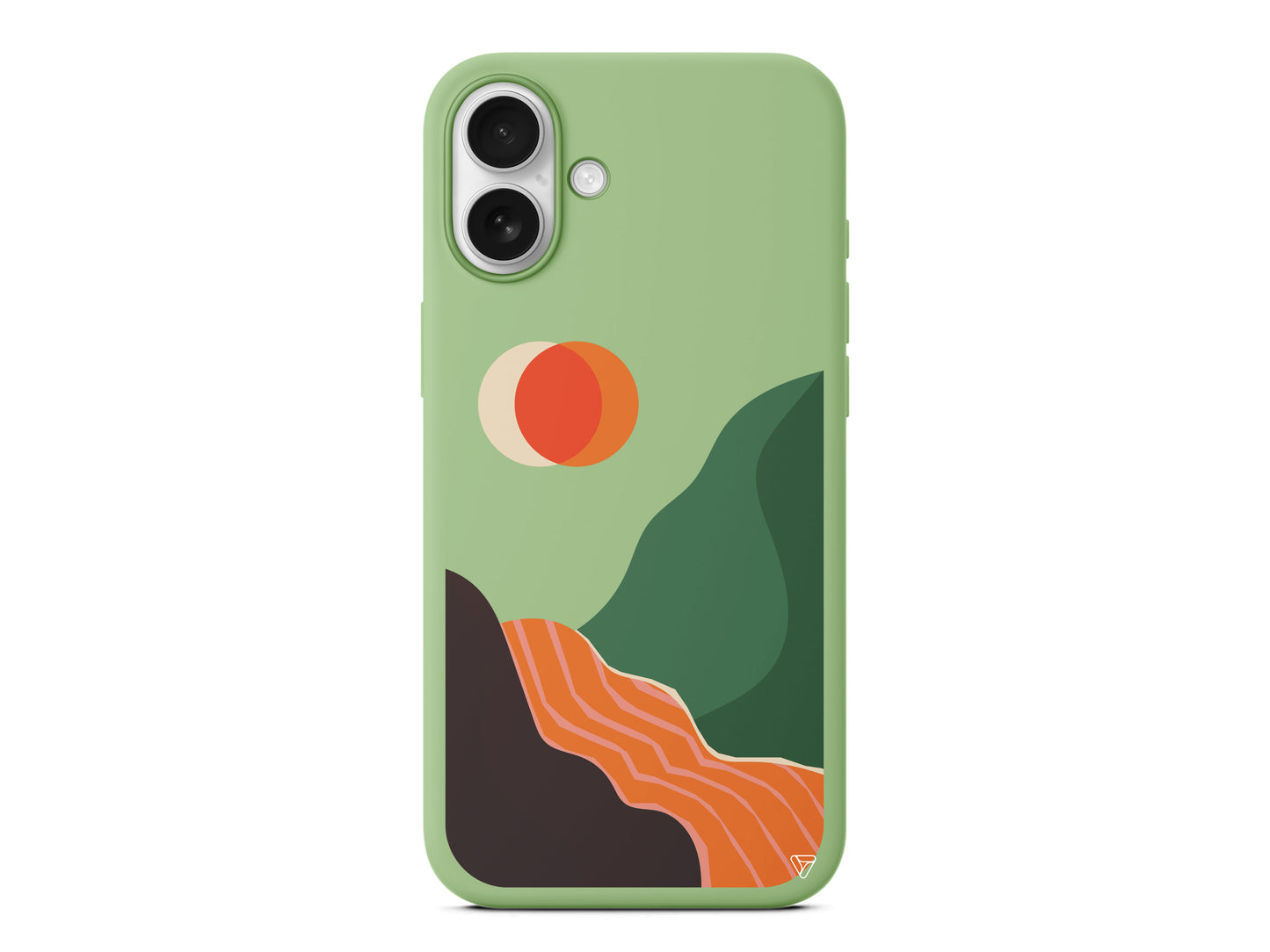 Manzara Lansman Model İçi Kadife Silikon Telefon Kılıfı