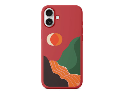 Manzara Lansman Model İçi Kadife Silikon Telefon Kılıfı – Plus Serisine Özel