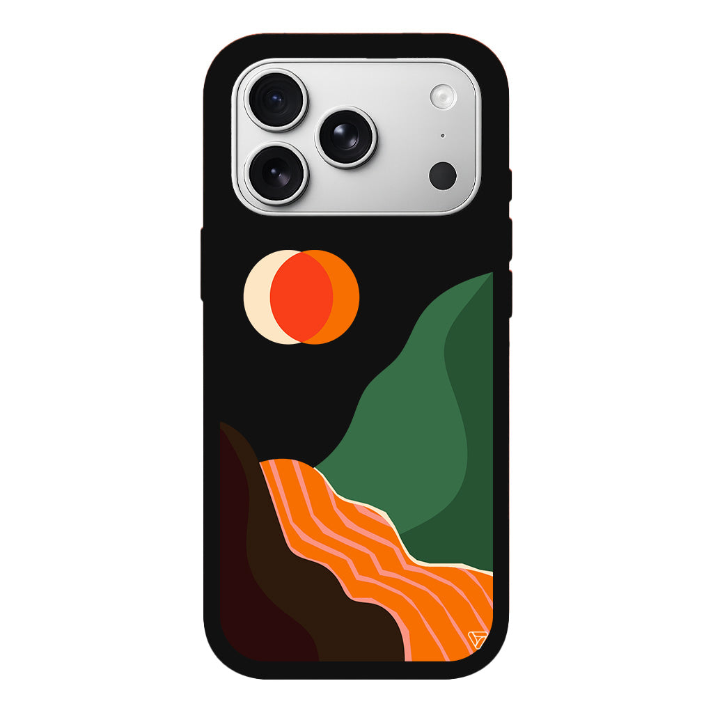 Manzara Lansman Model İçi Kadife Silikon Telefon Kılıfı