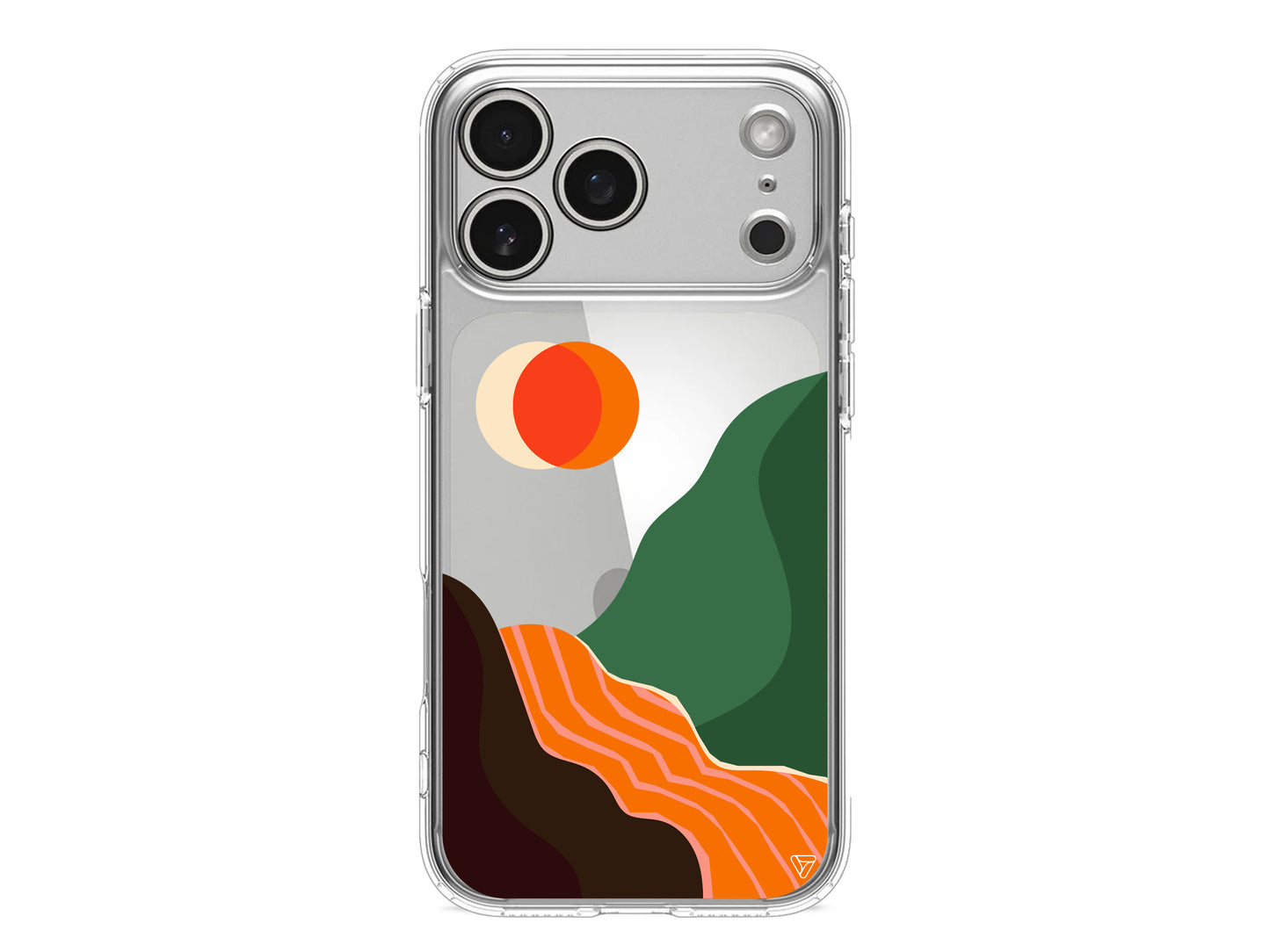 Manzara Lansman Model İçi Kadife Silikon Telefon Kılıfı