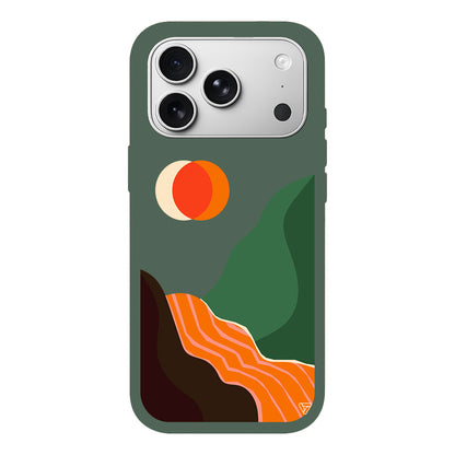 Manzara Lansman Model İçi Kadife Silikon Telefon Kılıfı