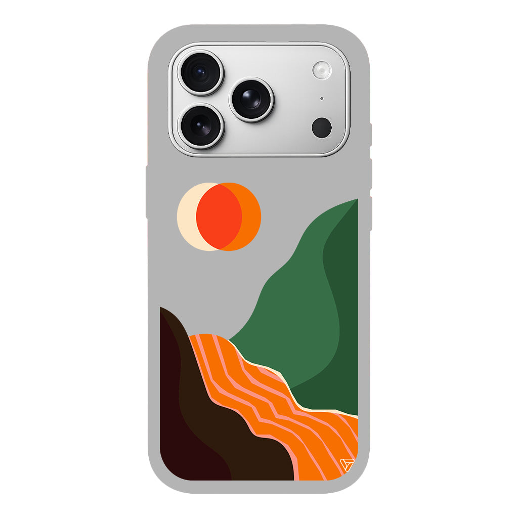 Manzara Lansman Model İçi Kadife Silikon Telefon Kılıfı