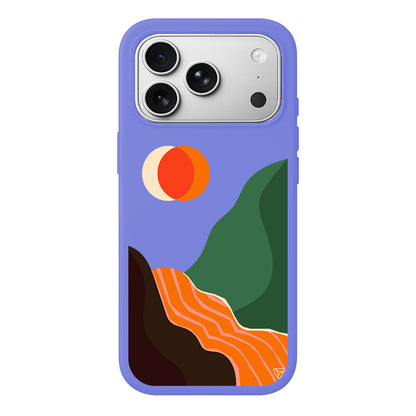 Manzara Lansman Model İçi Kadife Silikon Telefon Kılıfı