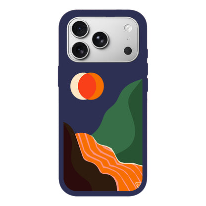 Manzara Lansman Model İçi Kadife Silikon Telefon Kılıfı