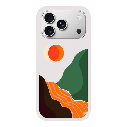 Manzara Lansman Model İçi Kadife Silikon Telefon Kılıfı