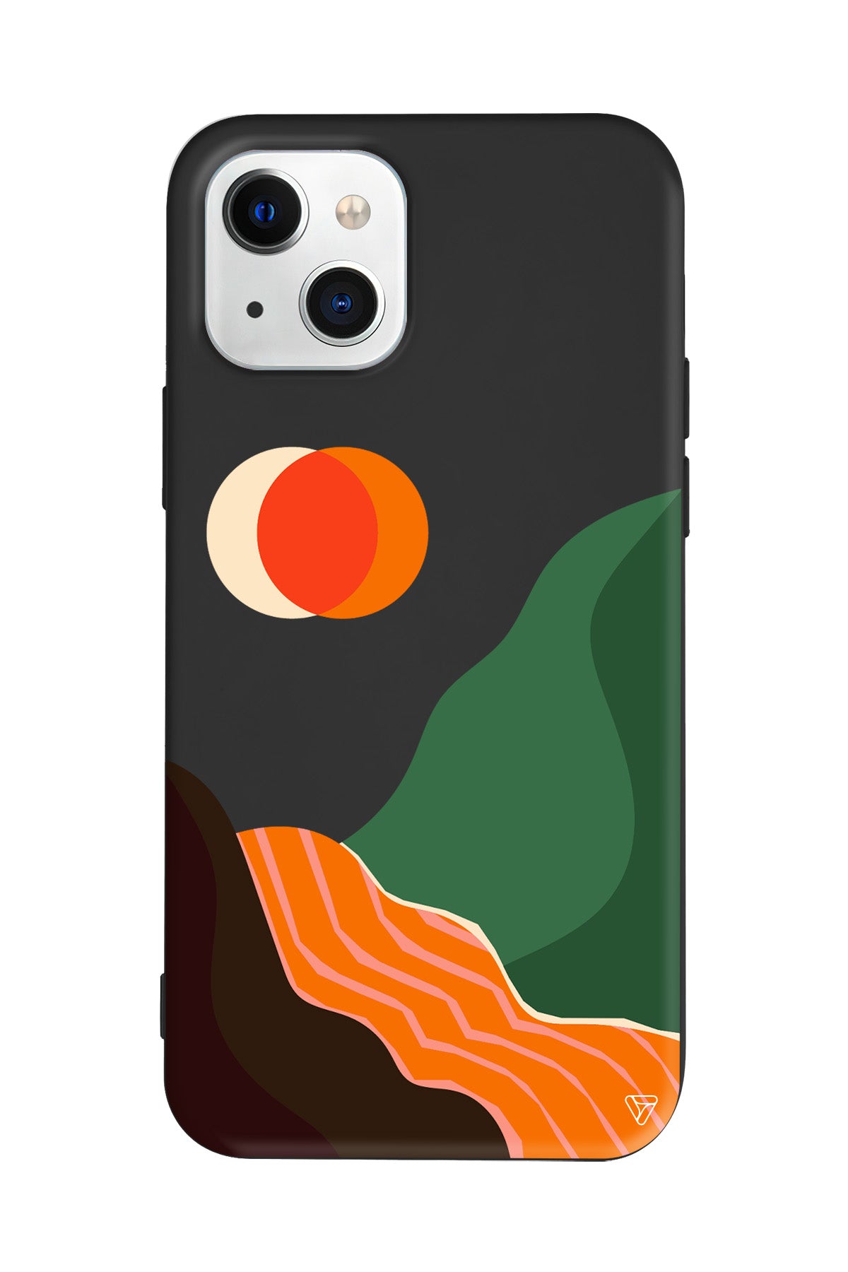 Manzara Lansman Model İçi Kadife Silikon Telefon Kılıfı