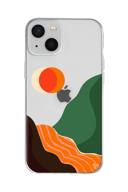 Manzara Lansman Model İçi Kadife Silikon Telefon Kılıfı