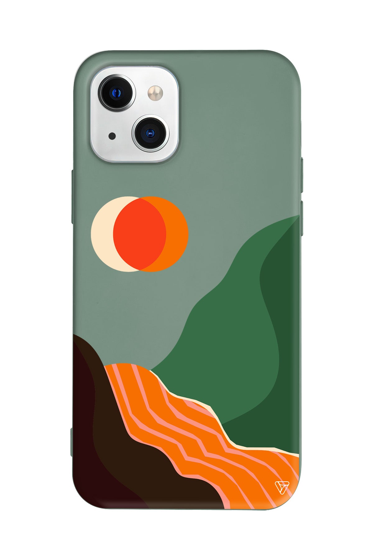 Manzara Lansman Model İçi Kadife Silikon Telefon Kılıfı