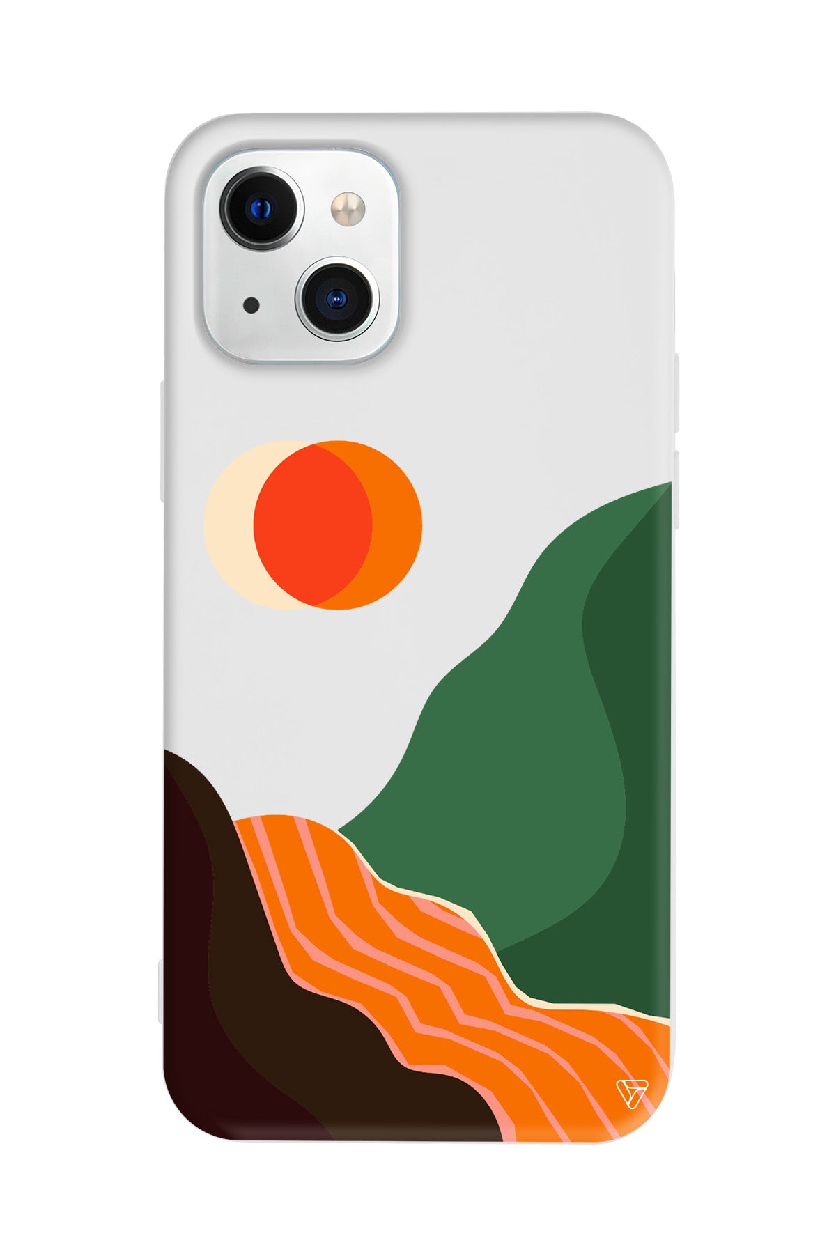 Manzara Lansman Model İçi Kadife Silikon Telefon Kılıfı