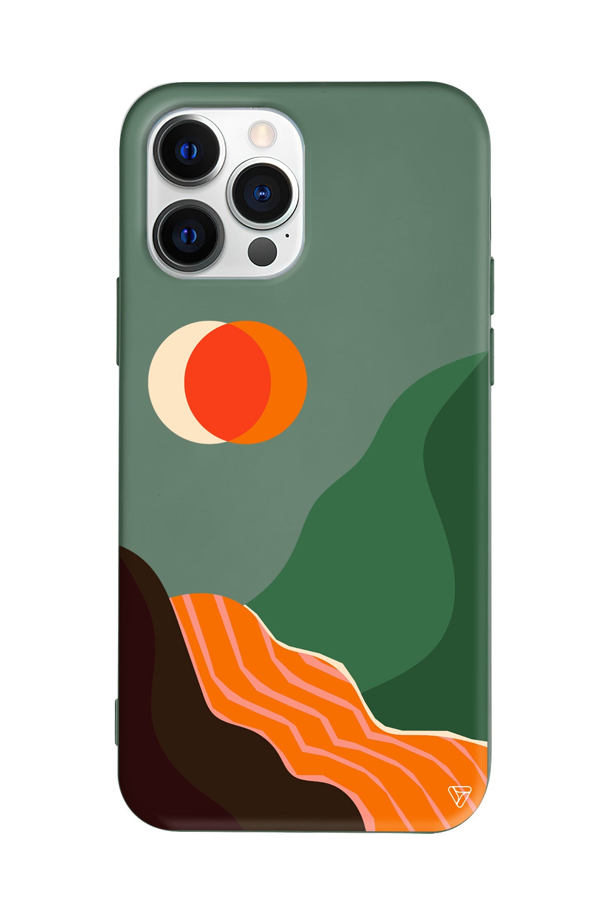 Manzara Lansman Model İçi Kadife Silikon Telefon Kılıfı