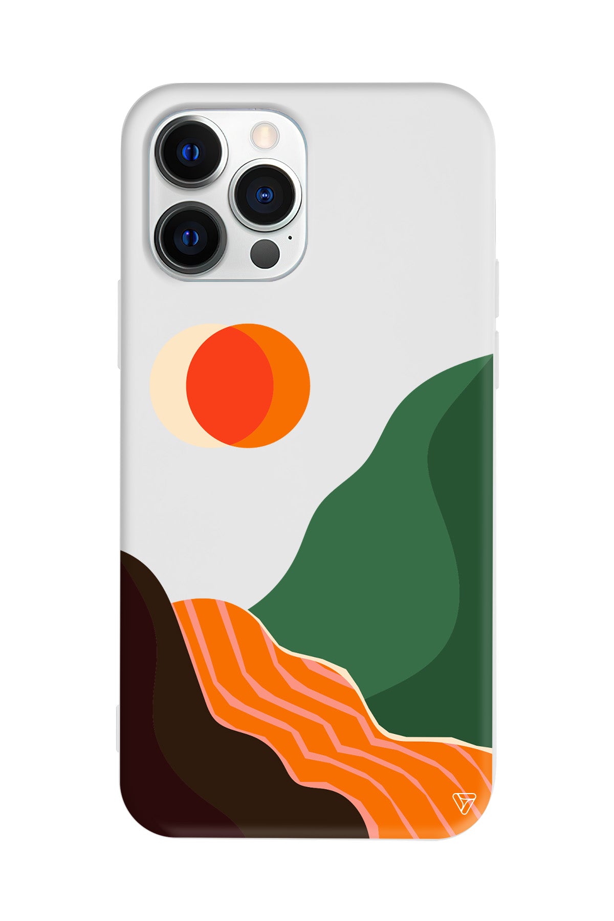 Manzara Lansman Model İçi Kadife Silikon Telefon Kılıfı