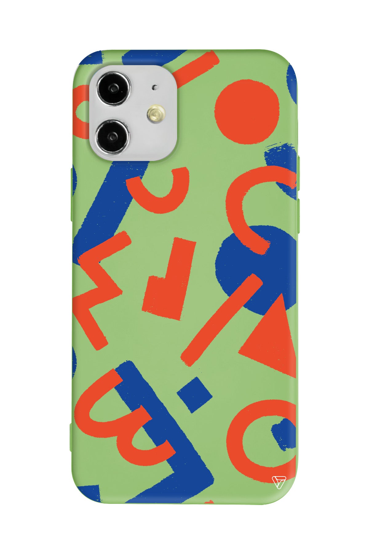 Mavi ve Turuncu Lansman Model İçi Kadife Silikon Telefon Kılıfı