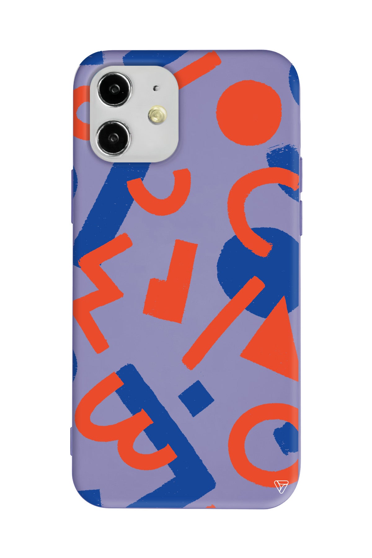 Mavi ve Turuncu Lansman Model İçi Kadife Silikon Telefon Kılıfı