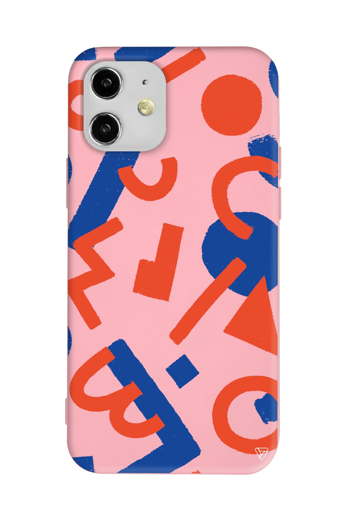 Mavi ve Turuncu Lansman Model İçi Kadife Silikon Telefon Kılıfı