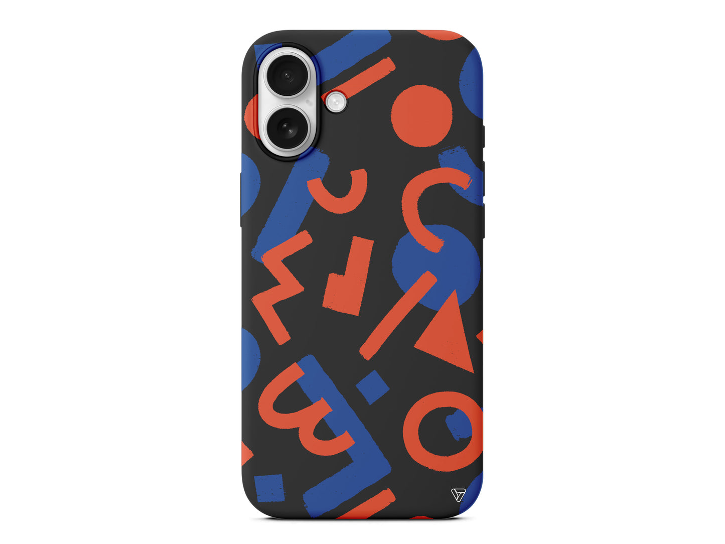 Mavi ve Turuncu Lansman Model İçi Kadife Silikon Telefon Kılıfı