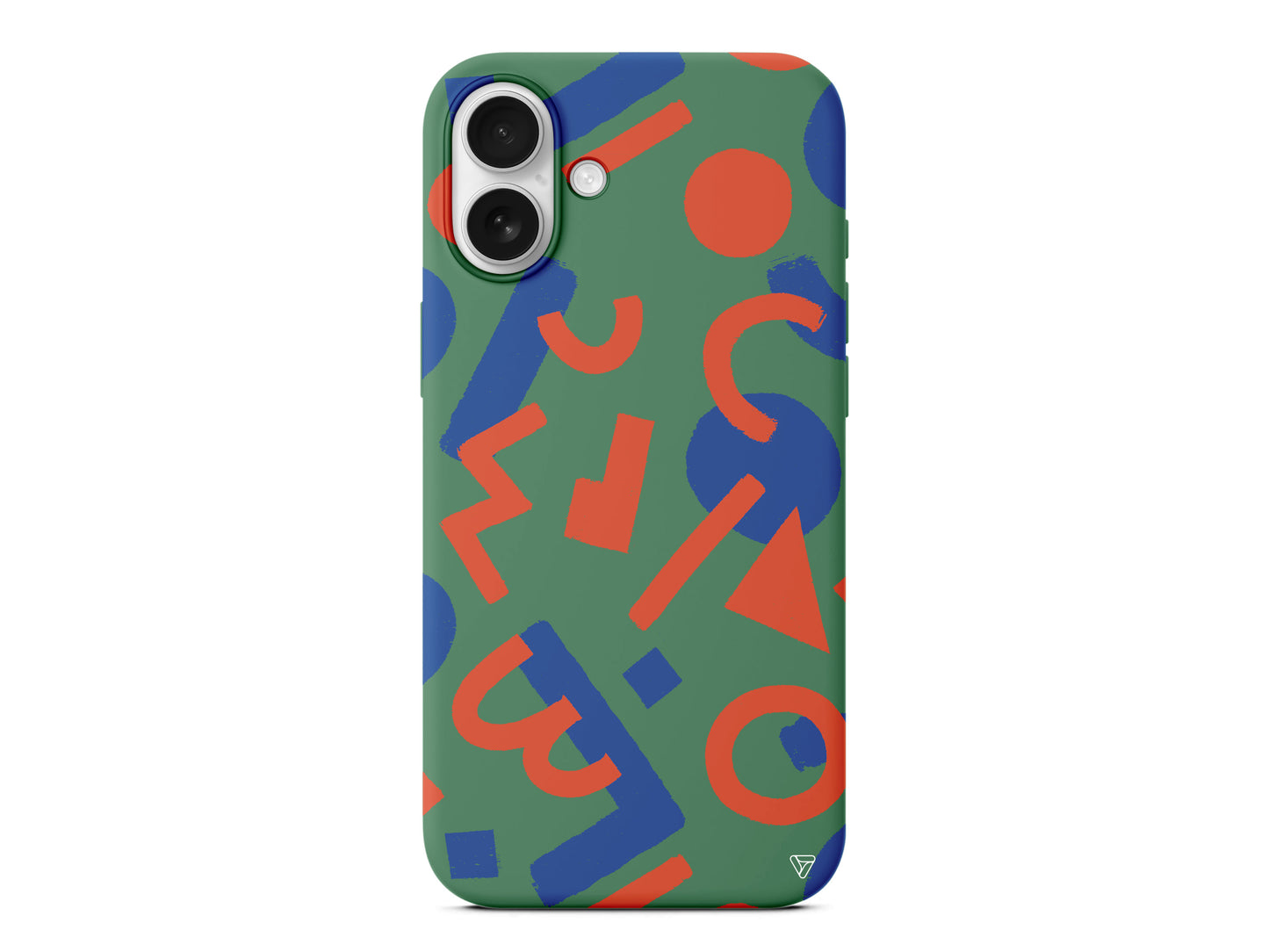 Mavi ve Turuncu Lansman Model İçi Kadife Silikon Telefon Kılıfı